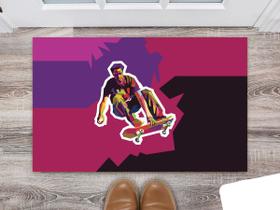 Tapete Capacho Personalizado Divertido Skate SK8 Skateboarding