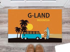 Tapete Capacho Personalizado Divertido Surf G-Land