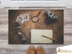 Tapete Capacho Personalizado Divertido Viagens Trip Cidades