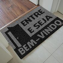 Tapete Capacho Personalizado - Entre e seja bem vindo 60x40