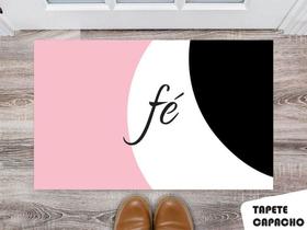 Tapete Capacho Personalizado Fé Tricolor Tapete Capacho Personalizado Fé Tricolor