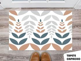 Tapete Capacho Personalizado Floral Vertical Tapete Capacho Personalizado Floral Vertical