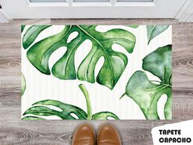 Tapete Capacho Personalizado Folhas Green Tapete Capacho Personalizado Folhas Green