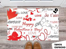 Tapete Capacho Personalizado Frases de Amor Diversas Tapete Capacho Personalizado Frases de Amor Diversas
