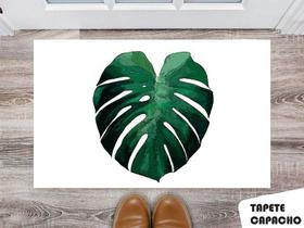 Tapete Capacho Personalizado Green Monstera Tapete Capacho Personalizado Green Monstera