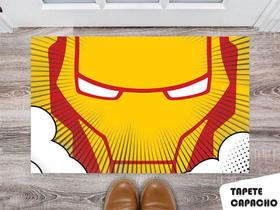 Tapete Capacho Personalizado Homem de Ferro Tapete Capacho Personalizado Homem de Ferro