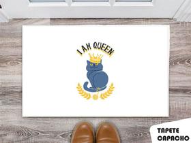 Tapete Capacho Personalizado I Am Queen