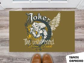 Tapete Capacho Personalizado Joker Verde Tapete Capacho Personalizado Joker Verde