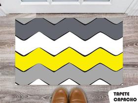 Tapete Capacho Personalizado Listras Colors Ondas