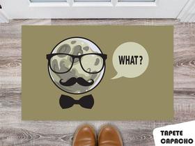 Tapete Capacho Personalizado Lua What