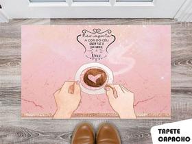 Tapete Capacho Personalizado Não Importa a Cor do Céu Quem Faz o Dia Lindo é Você Tapete Capacho Personalizado Não Importa a Cor do Céu Quem Faz o Dia Lindo é Você