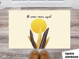 Tapete Capacho Personalizado O Amor Mora Aqui Por do Sol Tapete Capacho Personalizado O Amor Mora Aqui Por do Sol
