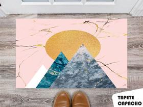 Tapete Capacho Personalizado Pirâmides Sol Tapete Capacho Personalizado Pirâmides Sol