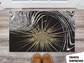 Tapete Capacho Personalizado Sol Geométrico Tapete Capacho Personalizado Sol Geométrico