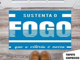 Tapete Capacho Personalizado Sustenta o Fogo que a Gloria é Nossa Tapete Capacho Personalizado Sustenta o Fogo que a Gloria é Nossa