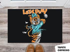 Tapete Capacho Personalizado Tigre Lets Play