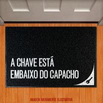 Tapete Capacho Pet - A Chave Está Embaixo Do Capacho