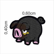 Tapete capacho porco no formato 0,60x0,40 cm.