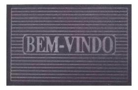 Tapete Capacho Porta Bem Vindo Antiderrapante 38cm x 58cm Tapete Capacho Porta Bem Vindo Antiderrapante 38cm x 58cm
