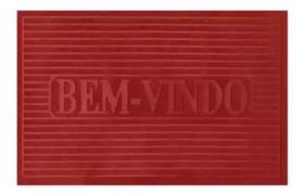 Tapete Capacho Porta Bem Vindo Antiderrapante 38cm x 58cm