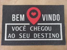 Tapete Capacho Porta Bem Vindo Entrada Antiderrapante Oferta