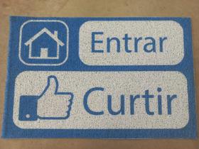 Tapete Capacho Porta Bem Vindo Entrada Antiderrapante Oferta