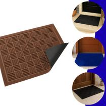Tapete Capacho Porta De Entrada Antiderrapante Resistente Limpa Pés Cozinha Banheiro Lavanderia Cores e Modelos Sortidas