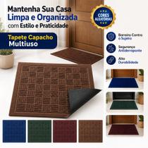 Tapete Capacho Porta De Entrada Antiderrapante Resistente Limpa Pés Cozinha Banheiro Lavanderia Tapete Capacho Porta De Entrada Antiderrapante Resistente Limpa Pés Cozinha Banheiro Lavanderia