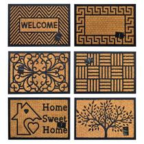 Tapete Capacho Porta Fibra Coco E Borracha 40X60Cm Rio Home Tapete Capacho Porta Fibra Coco E Borracha 40X60Cm Rio Home