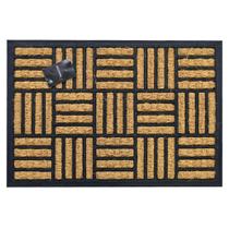 Tapete Capacho Porta Fibra Coco E Borracha 40X60Cm