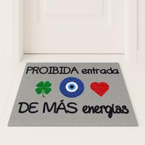 Tapete Capacho Proibida Entrada De Mas Energias - 60x40 Tapete Capacho Proibida Entrada De Mas Energias - 60x40