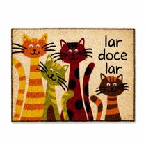 Tapete Capacho PVC Lar Doce Lar" Decoração Charme Conforto Tapete Capacho PVC Lar Doce Lar" Decoração Charme Conforto