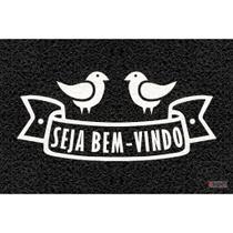 Tapete Capacho Seja Bem Vindo Passarinho 60X40