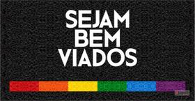 Tapete Capacho Sejam Bem-Viados 62X32