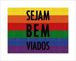 Tapete Capacho Sejam Bem Viados