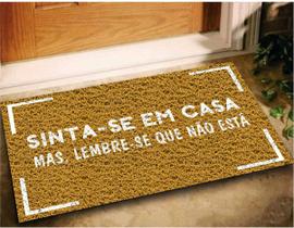 Tapete Capacho Sinta em Casa 60x40 Decorativo Entrada Lar
