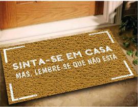 Tapete Capacho Sinta Em Casa 60X40 Decorativo Entrada Lar Tapete Capacho Sinta Em Casa 60X40 Decorativo Entrada Lar
