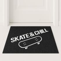 Tapete Capacho Skate Chill 60x40 sk8 street jovem entrada Tapete Capacho Skate Chill 60x40 sk8 street jovem entrada