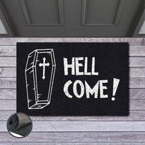 Tapete Capacho Terror Hell Come 60x40 Halloween Fantasma