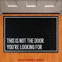 Tapete Capacho - This Is Not The Door You'Re Looking For