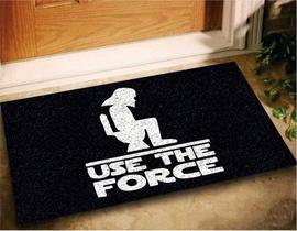 Tapete Capacho Use The Force 60x40 Star Wars Casa Entrad Lar
