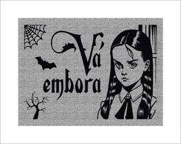 Tapete Capacho Vá Embora Wandinha