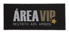 Tapete Capacho Vinil Area Vip 30x70 Print Kapazi