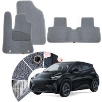 Tapete Capacho Vinil Automotivo para BYD Dolphin Mini Cor Cinza Qualidade Premium Sob Medida Original Lanzi