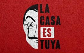 Tapete capacho vinil 'LaCasa' 60cmx40cm