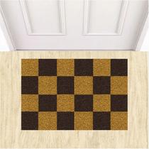 Tapete Capacho Vinil Tabuleiro de Xadrez Decorativo 60X40cm. Tapete Capacho Vinil Tabuleiro de Xadrez Decorativo 60X40cm.