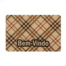 Tapete Capacho Vinílico 40X60 Decoração, Porta Entrada Apartamento Welcome, Boas Vindas Animais