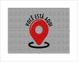 Tapete Capacho Você Está Aqui