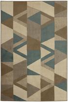 Tapete Capri 6094 Geometrico 2,00X2,50M 200X250Cm Turquesa