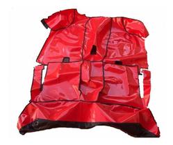 Tapete Carpete Assoalho Vinil Verniz Caminhão Mercedes 1620 até 2011 Vermelho